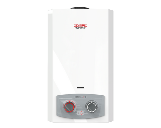 Olympic Electric Digital Gas Water Heater Hero